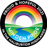 Minden Pride 2021 Proud and Hopeful logo